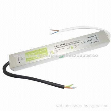 Constant Voltages 12V/24V 10W IP67 Waterproof LED Power Supplies with CE/RoHS Marks